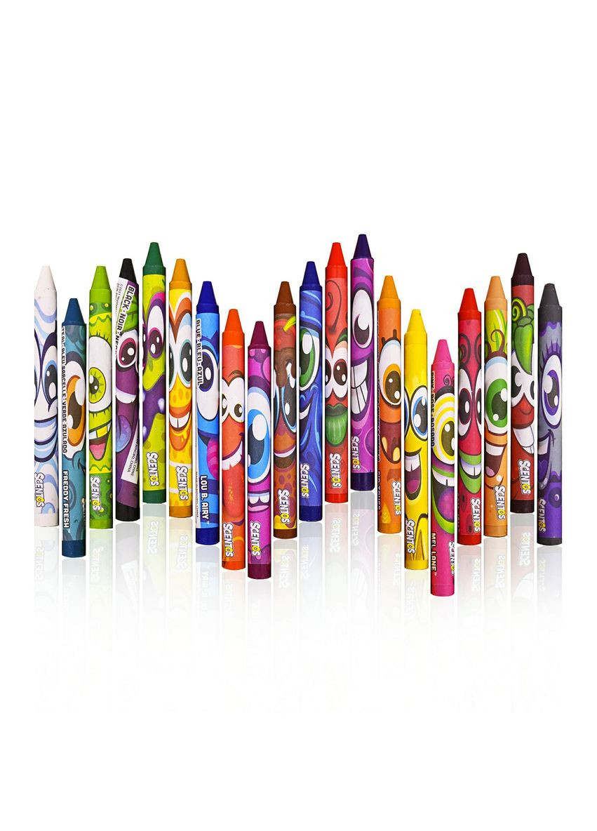 Набір ароматних воскових олівців Фруктова феєрія 20 кольорів () Scentos 40277 (328448827)