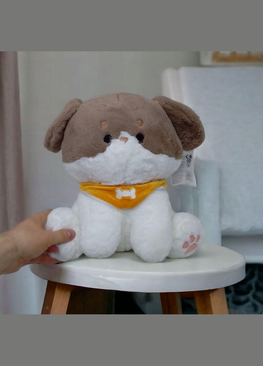 М'яка іграшка "Собачка", 30 см (білий+чорний) (K25909) MIC (362438000)