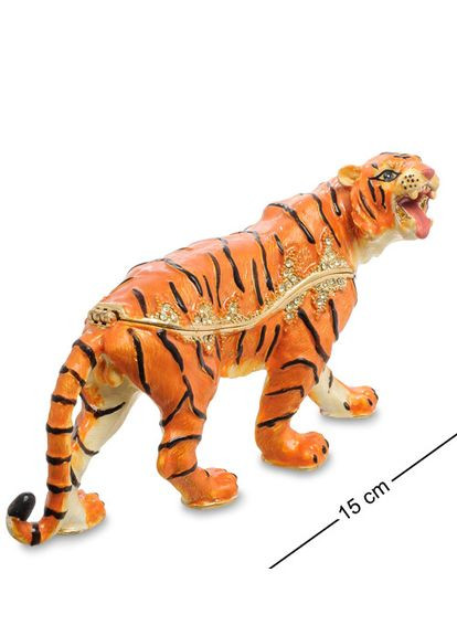 Шкатулка для украшений Тигр 15 см 1601601 Lefard (346528777)