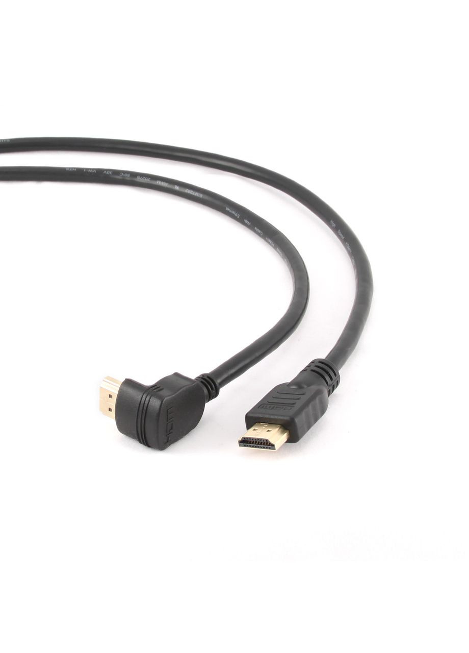 Кабель кутовий HDMI — HDMI v1.4 1.8 метра чорний Cablexpert (283022550)