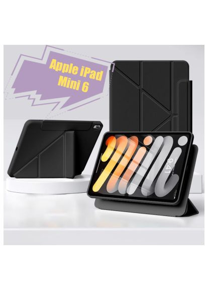 Чохол до планшета Black (712967) BeCover Ultra Slim Origami Magnetic Apple iPad Mini 6 2021 (366700750)