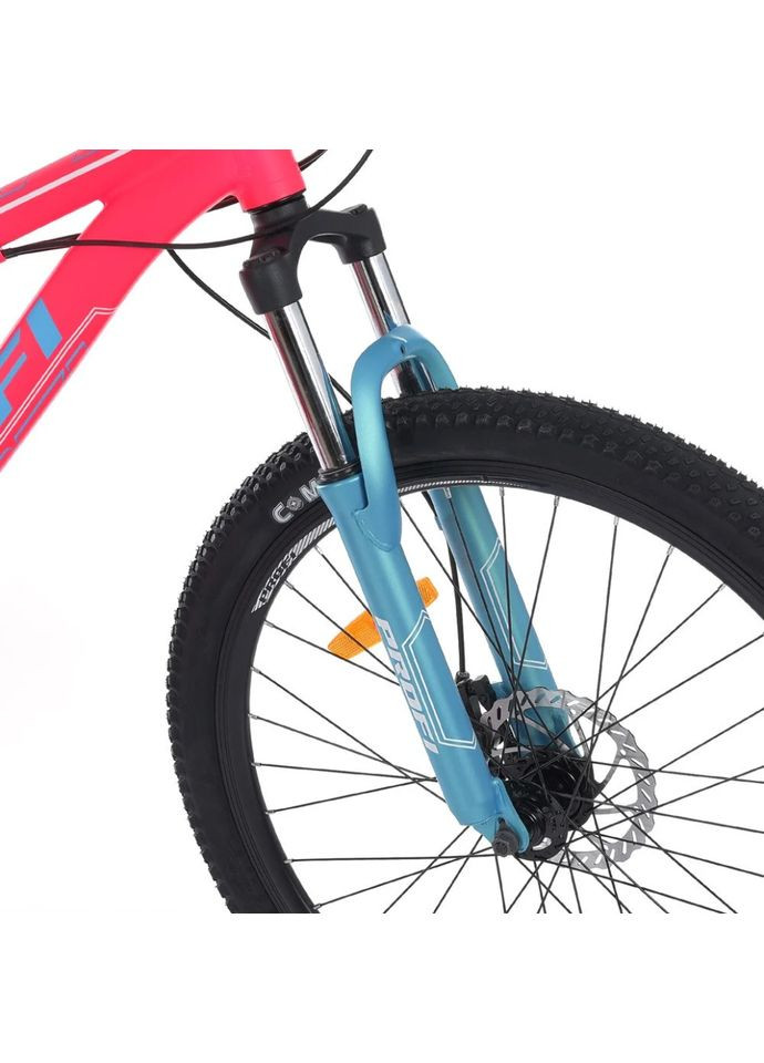 Велосипед "BELLE" G26BELLE A26.1 26 д. Алюм.рама 17", SHIMANO 21SP, алюм., DB, FW TZ500, малиново-білий PROF1 (370977937)