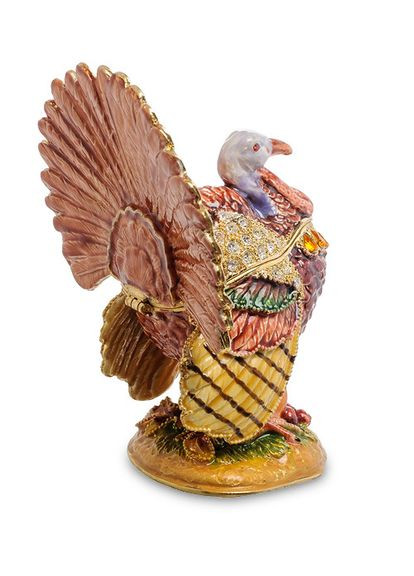 Шкатулка для украшений Индюк 10,5 см 1601004 Lefard (346528295)