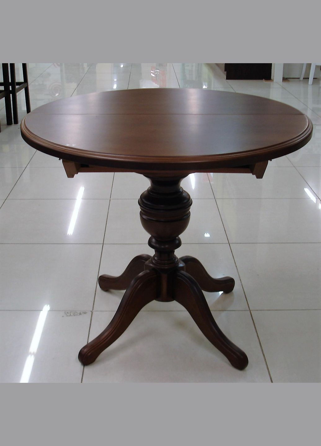 Стол обеденный раскладной Анжелика Ореховый (10000157) Fusion Furniture (341525484)