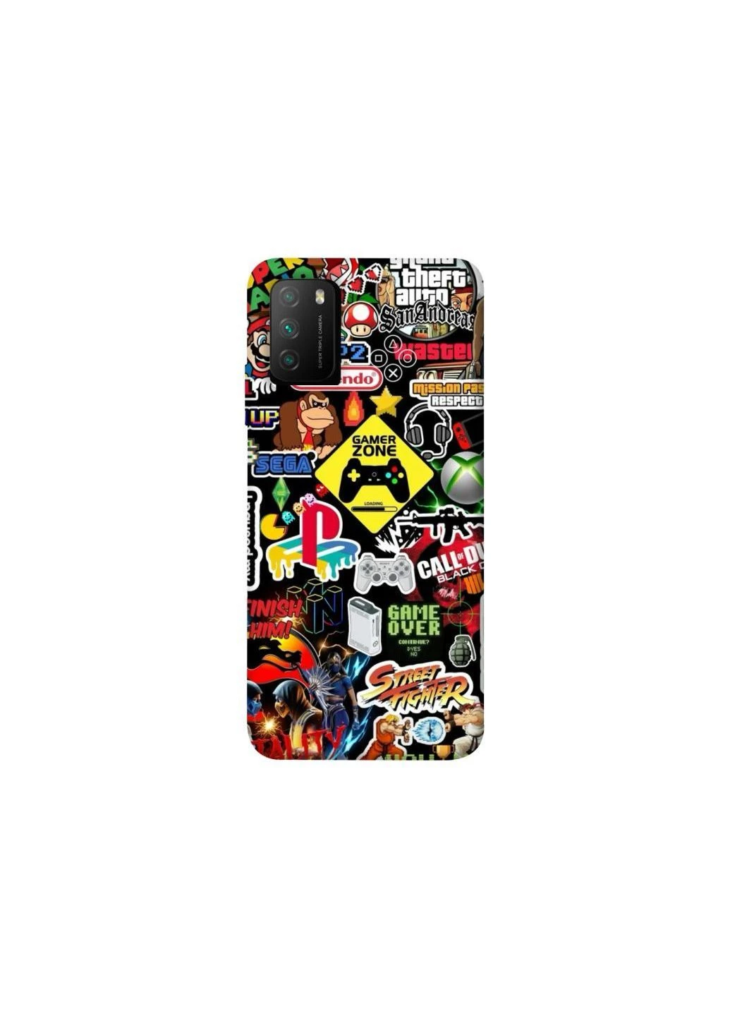 Чохол на Xiaomi Poco M3 Gamer Zone Frontalka (393231303)