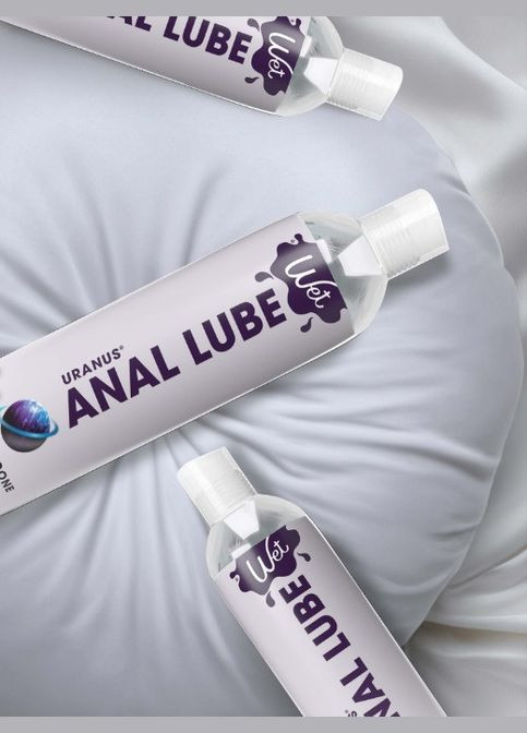 Анальний лубрикант Uranus 118 мл, на силіконовій основі Wet (303911278)