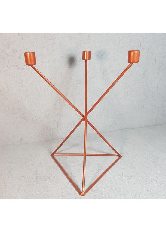 Підсвічник для свічок металевий Корона 30x15 см антик. Металеві настільні підсвічники Decorart (371799680)