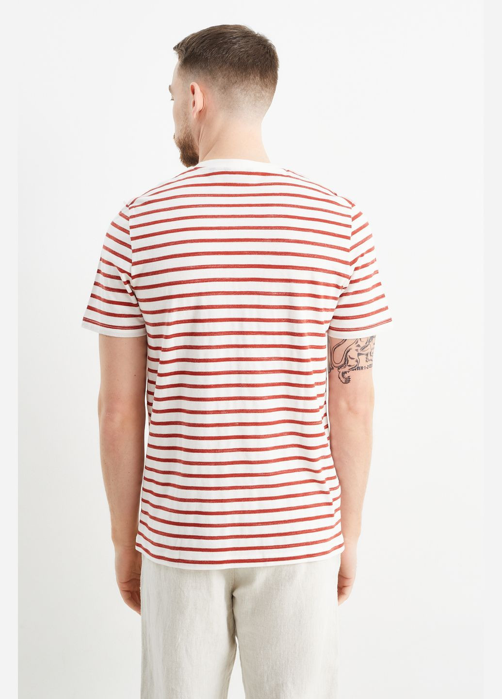 Комбінована футболка з бавовни C&A