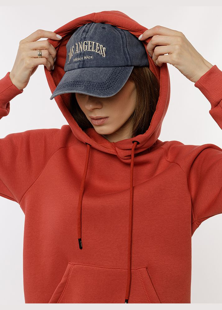 Жіночий худі колір теракотовий ЦБ-00223880 Yuki (297136580)