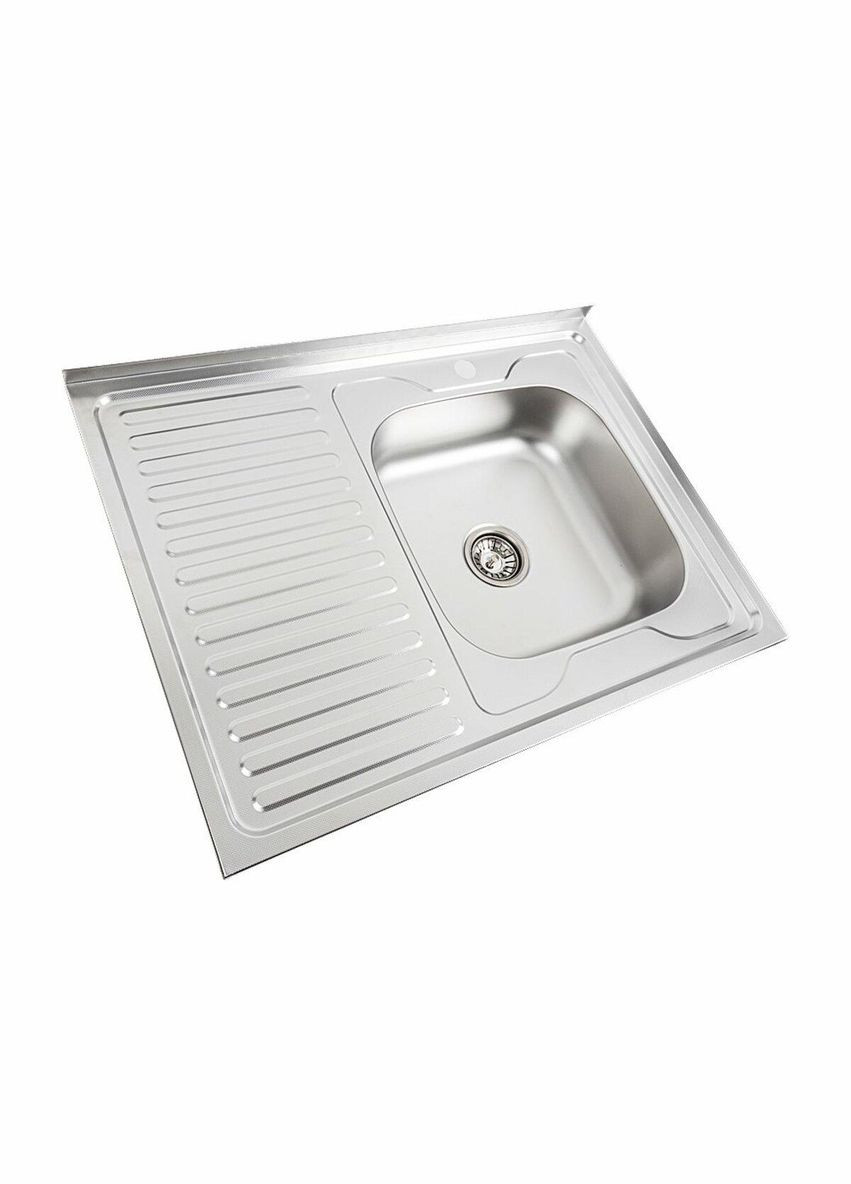 Кухонна мийка з нержавіючої сталі 8060 R ДЕКОР (0,7/160 мм) Valeso (342071915)
