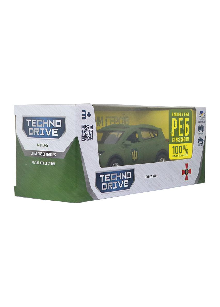 Автомодель серії Шеврони Героїв - Toyota RAV4 - Сухопутні війська ВСУ TechnoDrive (360898909)