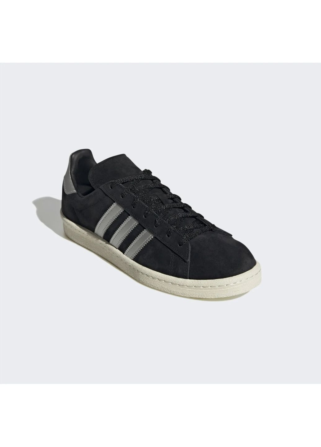 Чорні всесезонні кросівки унісекс campus shoes black gx7330 adidas
