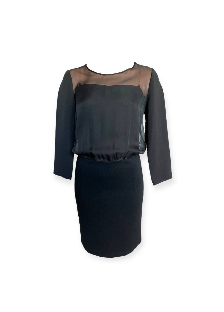 Чорна повсякденний сукня чорний Silvian Heach однотонна