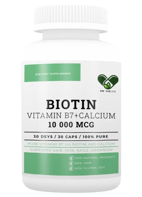 Biotin 10000 mcg 30 Caps En`vie Lab (302654102)