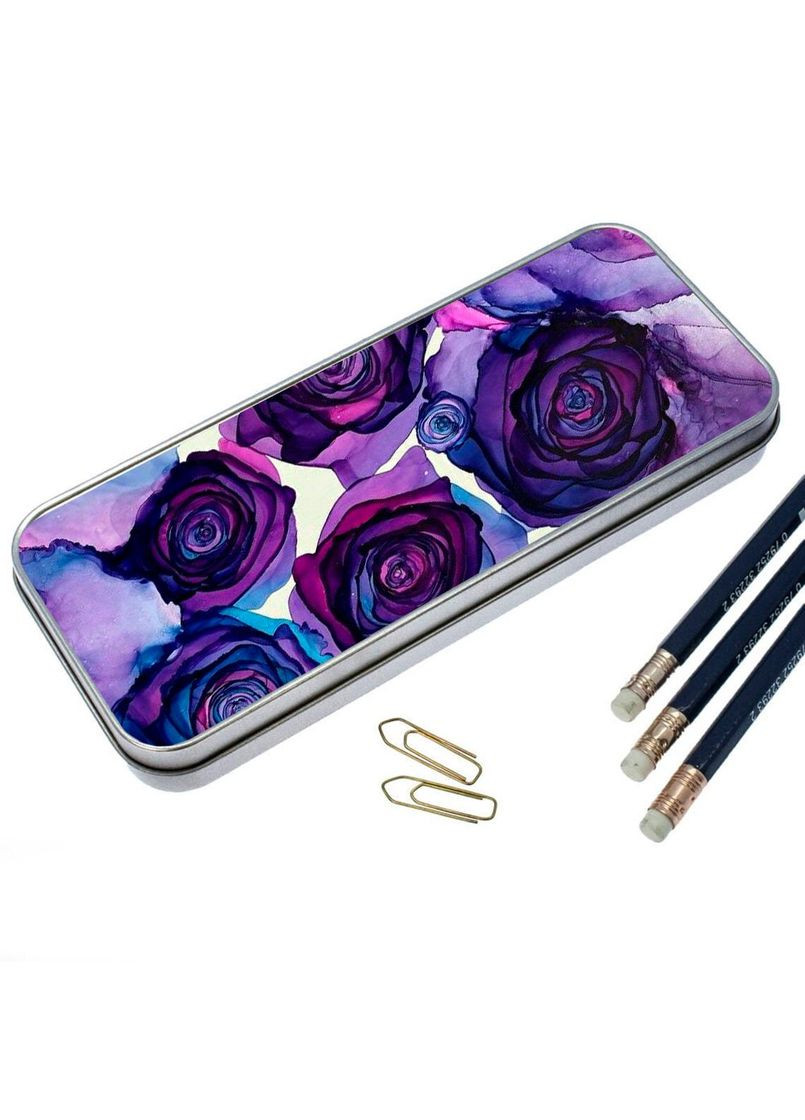 Пенал шкільний для хлопчика та дівчинки металевий череп 7*18 см Silver No Brand (309154488)