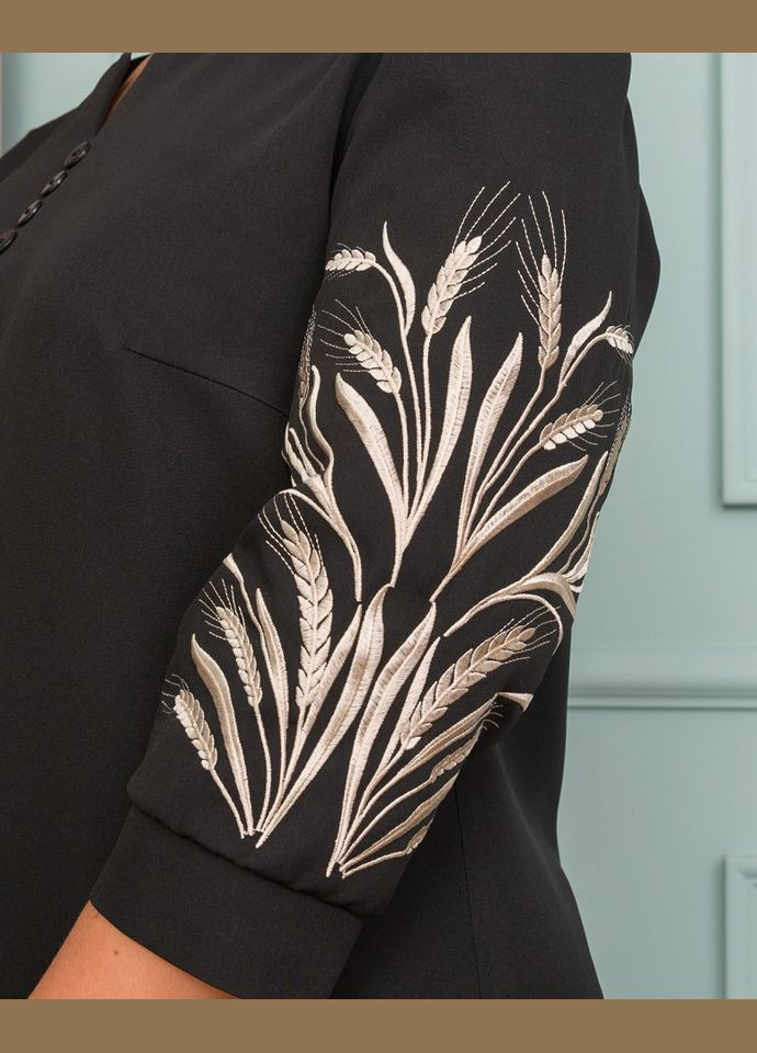 Черное платье 14508-7 Alenka Plus