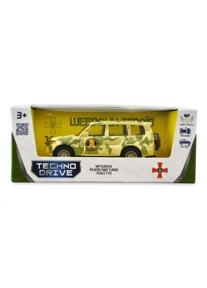 Автомодель серії Шеврони Героїв - Mitsubishi Pajero 4WD Tubro - 47 ОМБр TechnoDrive (382943103)