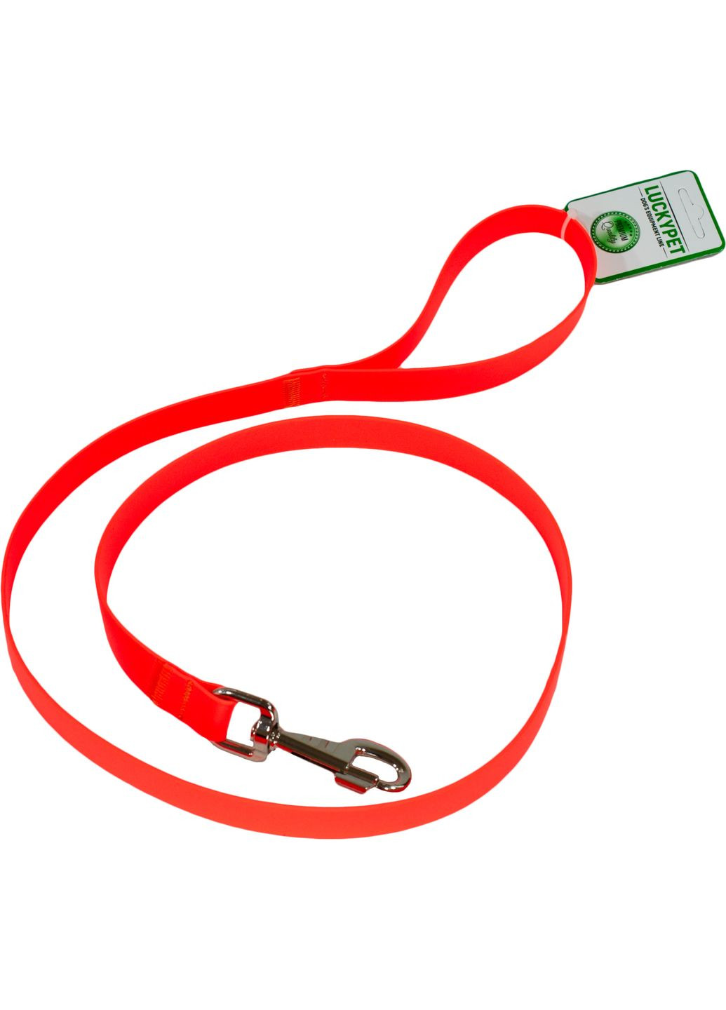 Повідець з водонепроникної стрічки 2.5/200 см Оранжевий (4820224215488) Lucky Pet (322125440)