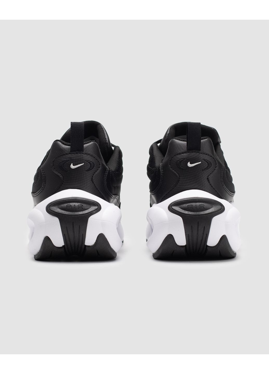 Чорні Осінні кросівки чоловічі nike air max portal black / white найк аір макс тн плюс No Brand
