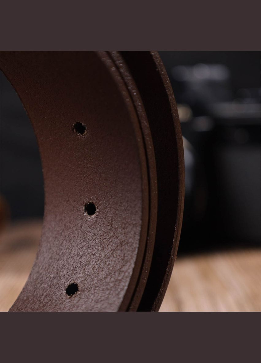 Универсальный мужской ремень с механической пряжкой из натуральной кожи 22071 Bond (299258583)