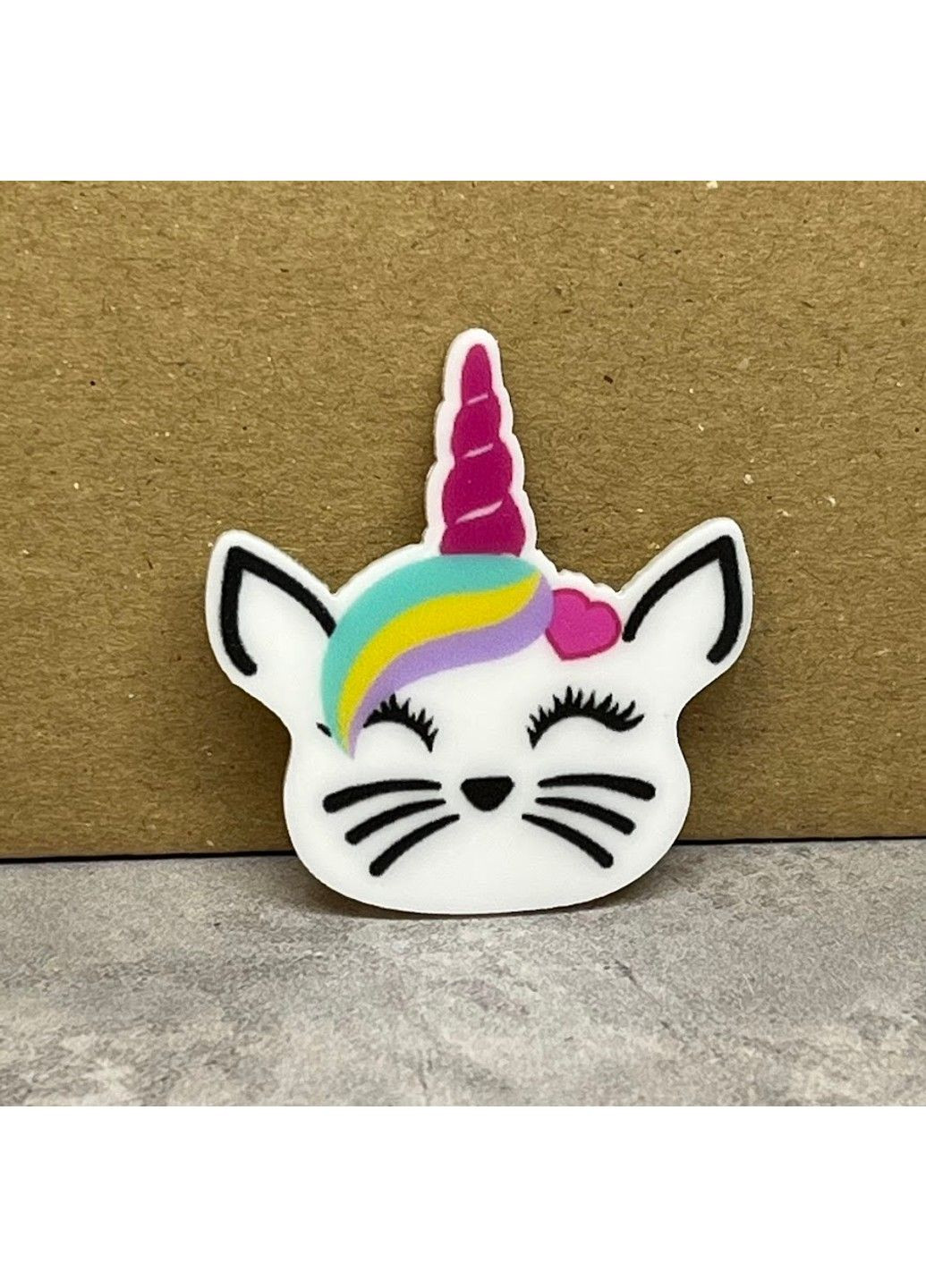 Серединка для бантиков - Кошка (единорог), 3,8 см, шт No Brand (337990616)