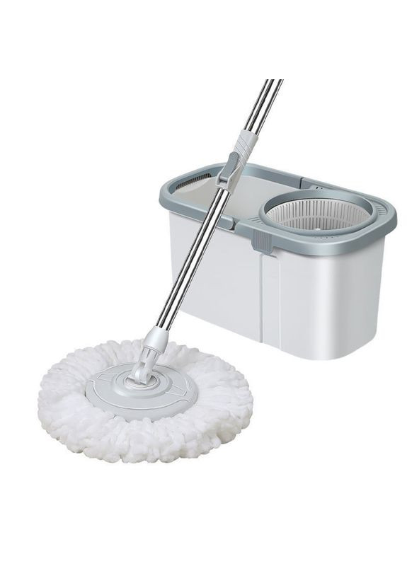 Швабра с ведром Rapid Clean с системой авто-отжима для быстрой уборки RC-12755 (Grey) Stenson (350349072)