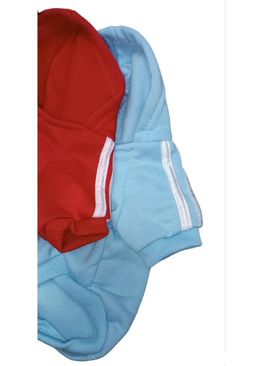 Толстовки для собак YMYGCC с капюшоном Размер: S (красный, голубой) No Brand (301088051)