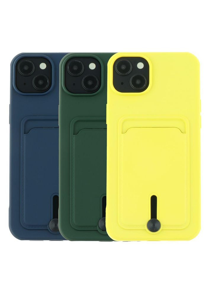 Чохол на Apple iPhone 15 Plus / для айфон 15 плюс + / з кишенею для картки Epik (338604136)