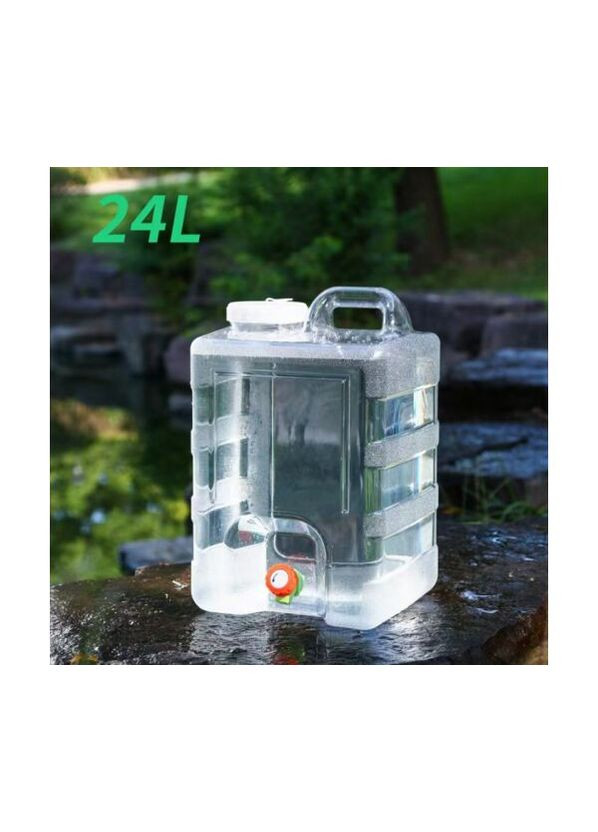 Бутель Каністра для води з краном 24 л полікарбонатний з ручкою, PC-TV 24L ViO (326599685)