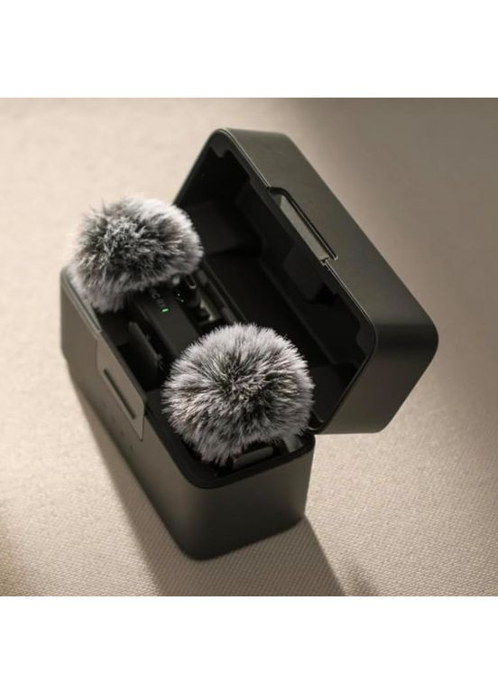 Бездротовий мікрофон Mic Mini подвійний 2 TX + 1 RX + Case Type-C для iPhone Android Action 5 Pocket 3 DJI (362732413)