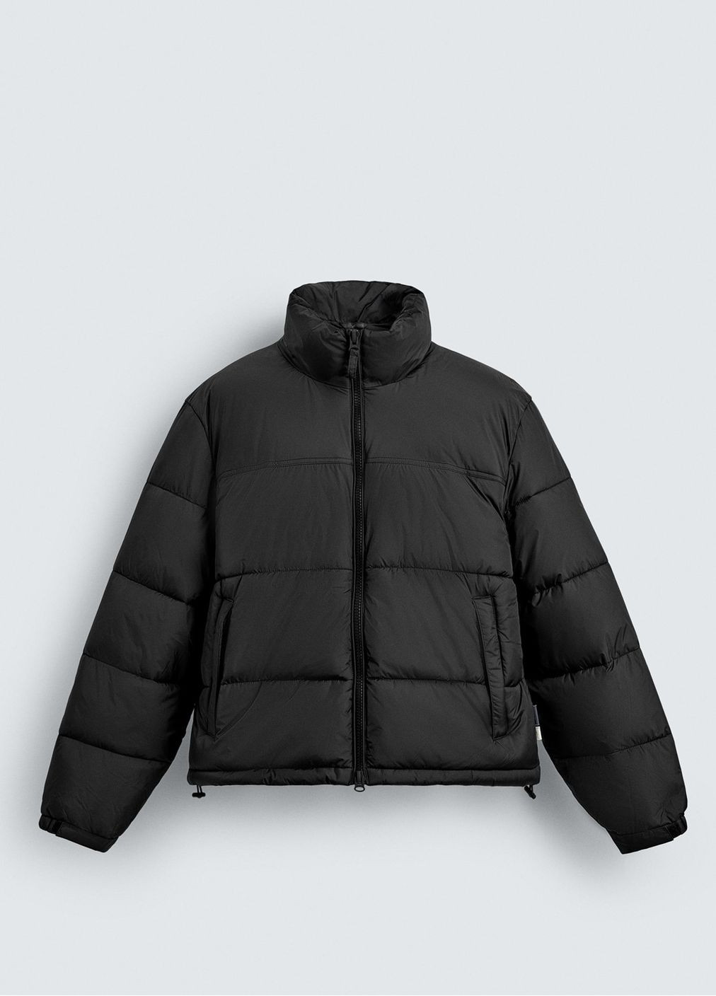 Чорна демісезонна куртка Zara