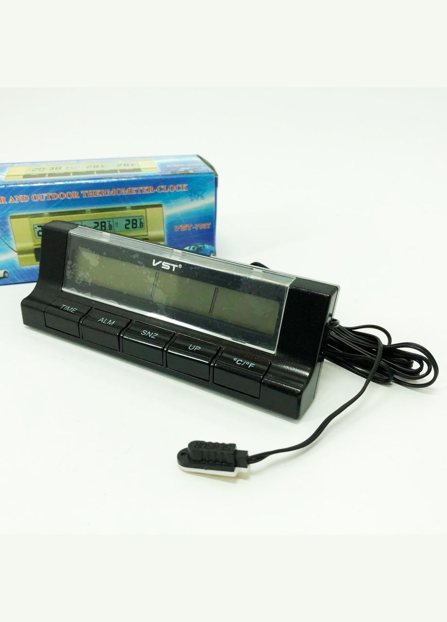 Авточасы с термометром -7037 VST (372908650)