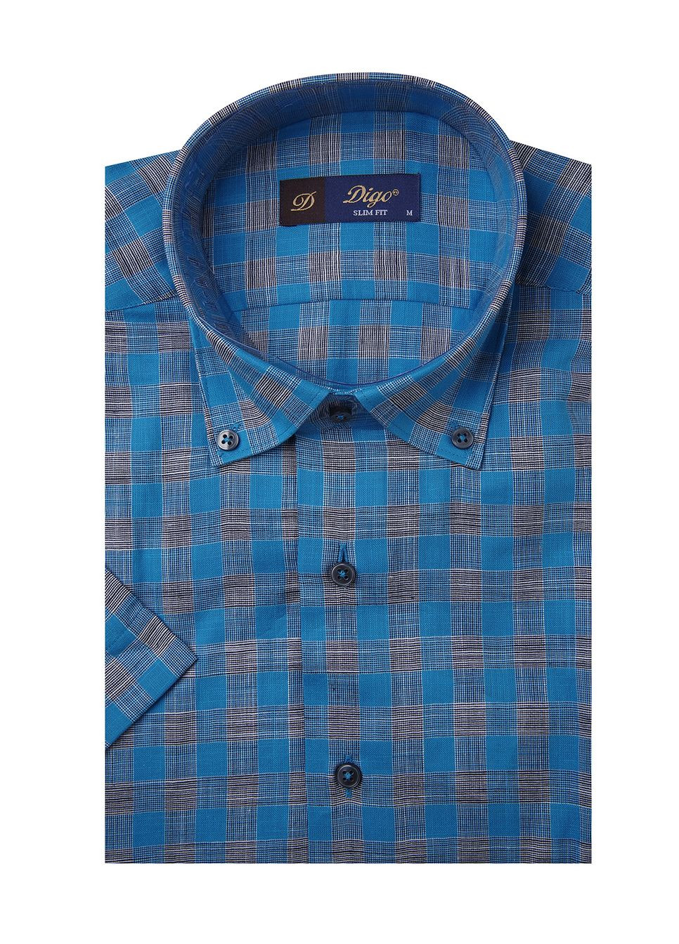 Голубой рубашка Digo