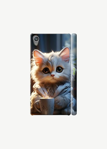 Чехол на Sony Xperia Z5 E6633 Белый кот "5646m-274-2448" Endorphone (348084771)