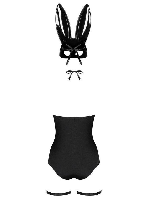 Эротический костюм кролика Bunny costume черный - CherryLove Obsessive (282966006)