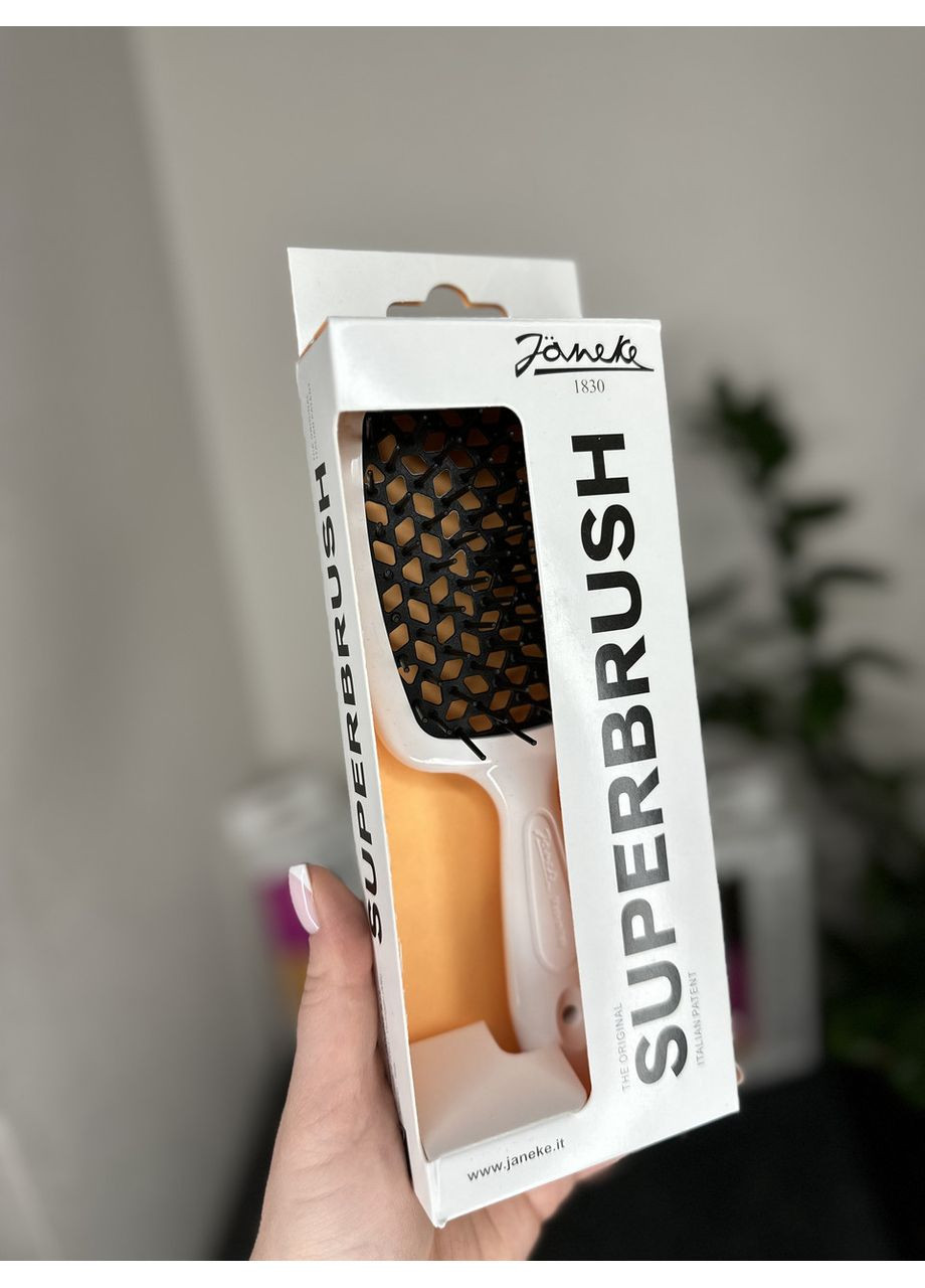 Щітка Superbrush The Original Italian Patent Біла з чорним Janeke (373036340)