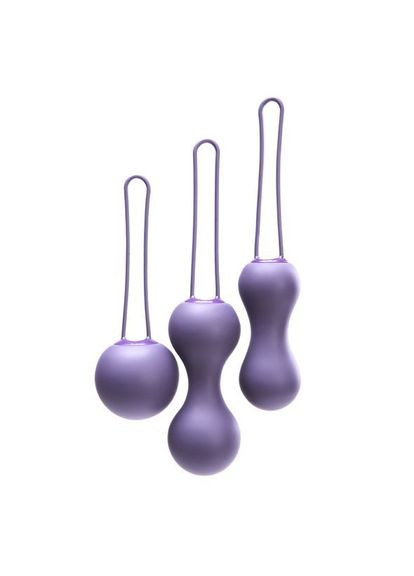 Набор шариков Ami Purple, диаметр 3,8-3,3-2,7см, вес 54-71-100гр Je Joue (289874656)
