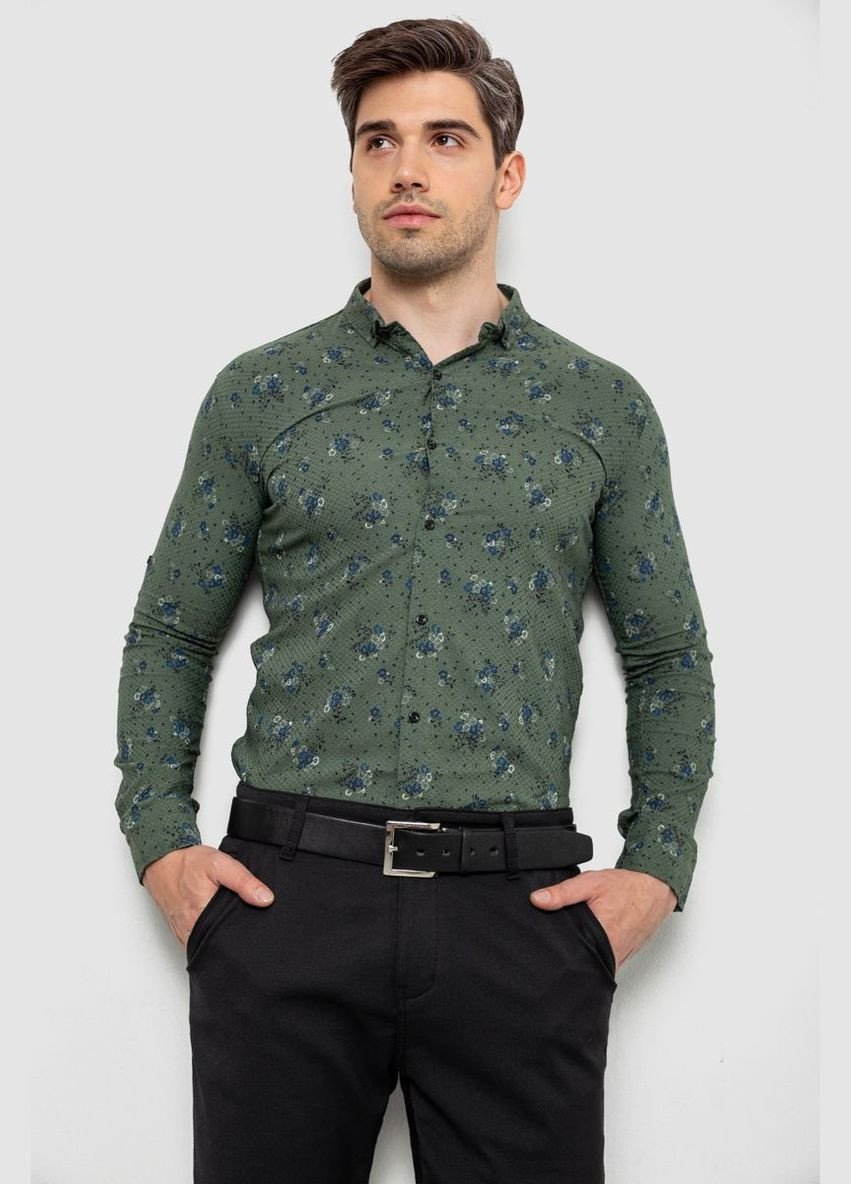 Сорочка чоловіча з принтом Ager 214R1043 (338185930)