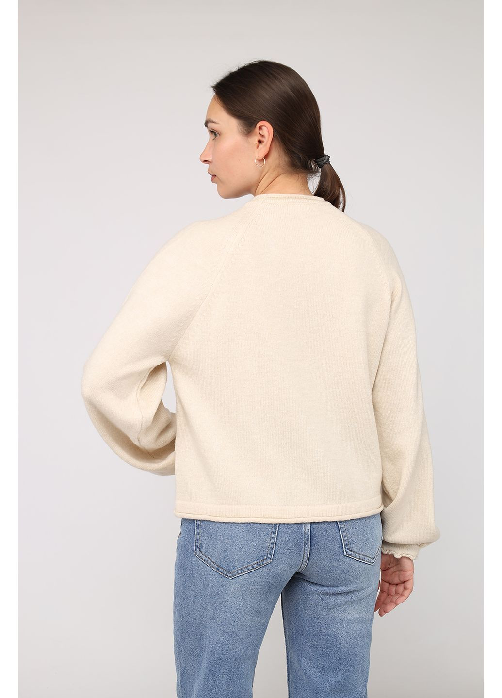 Джемпер жіночий колір молочний CB-00285738 Yuki (366726135)