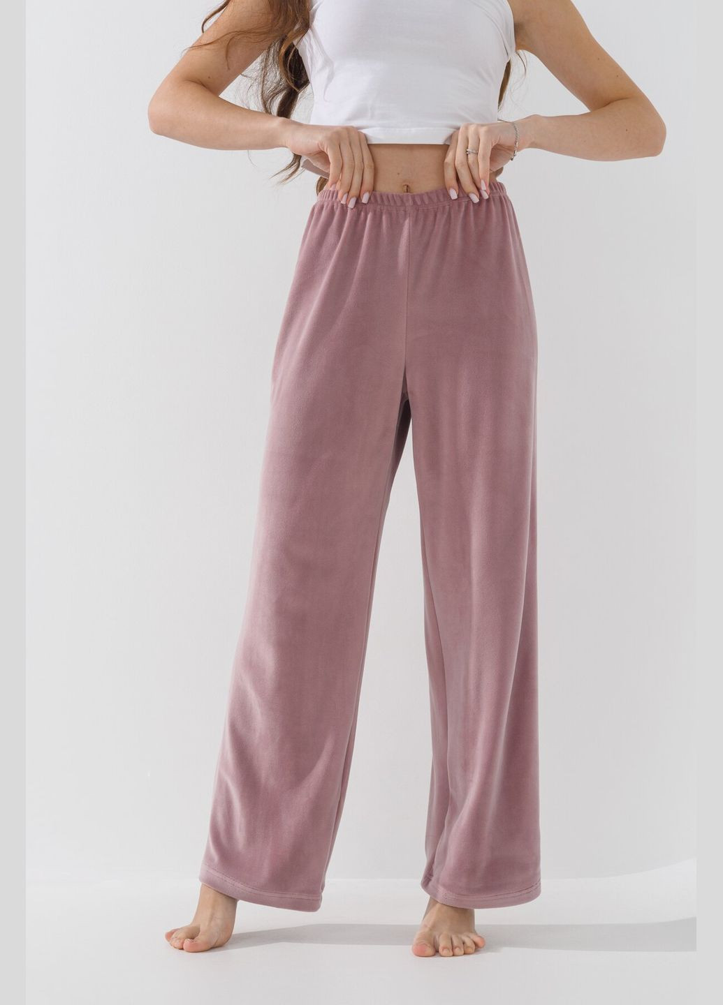 Комбинированная всесезон пижама низ штаны женские f60148 пепел розы (2000990769121a) shop (2000990769121) Fleri