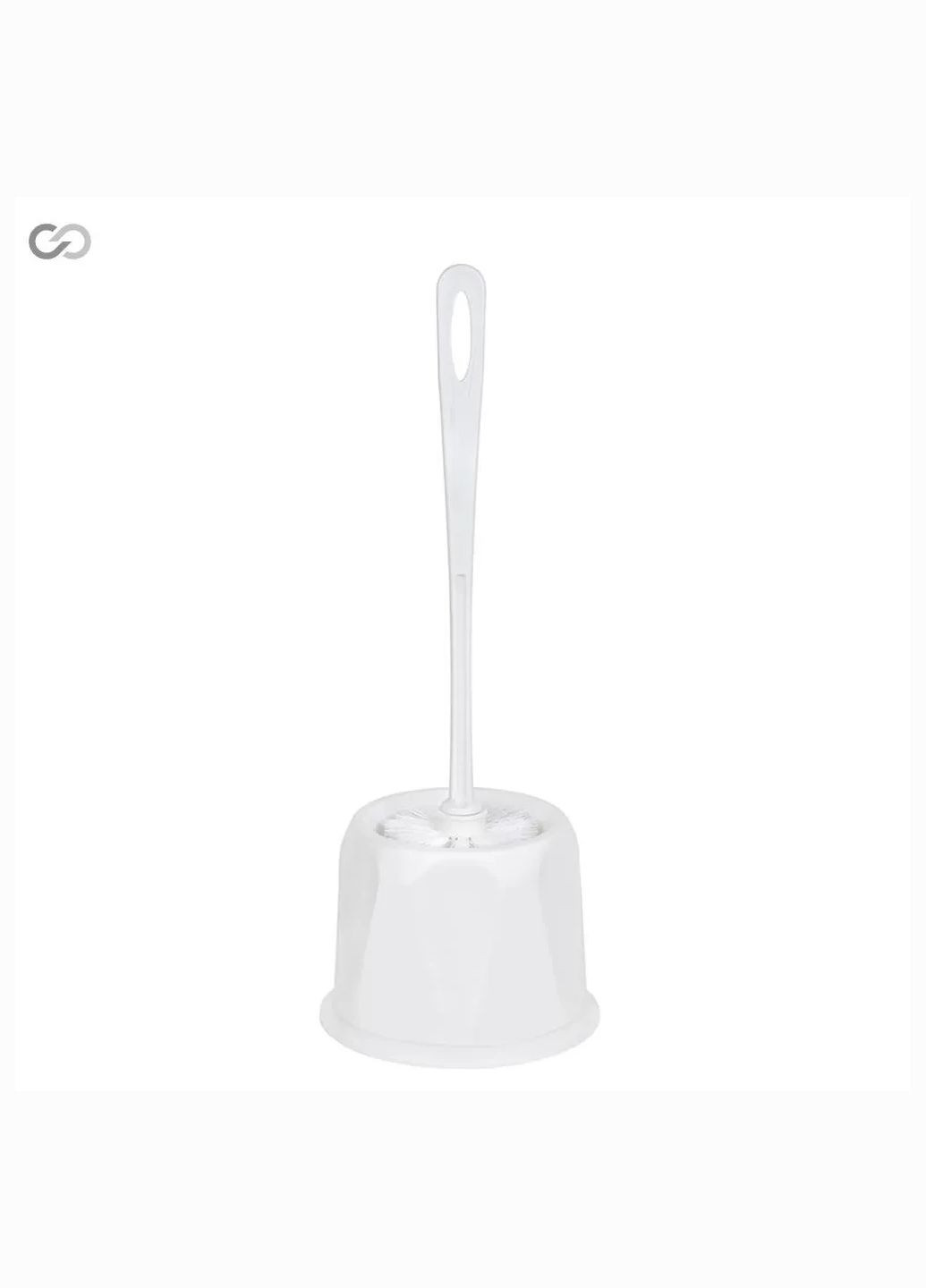 Ершик для унитаза с подставкой "Стандарт" белого цвета SoloPlast (340286144)