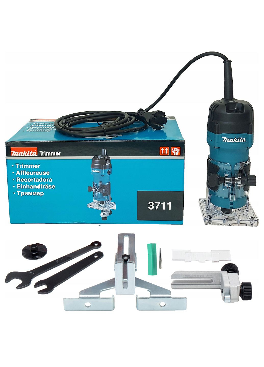 Фрезер кромковий 3711 (530 Вт, 6 мм) мережевий (7273) Makita (295042064)