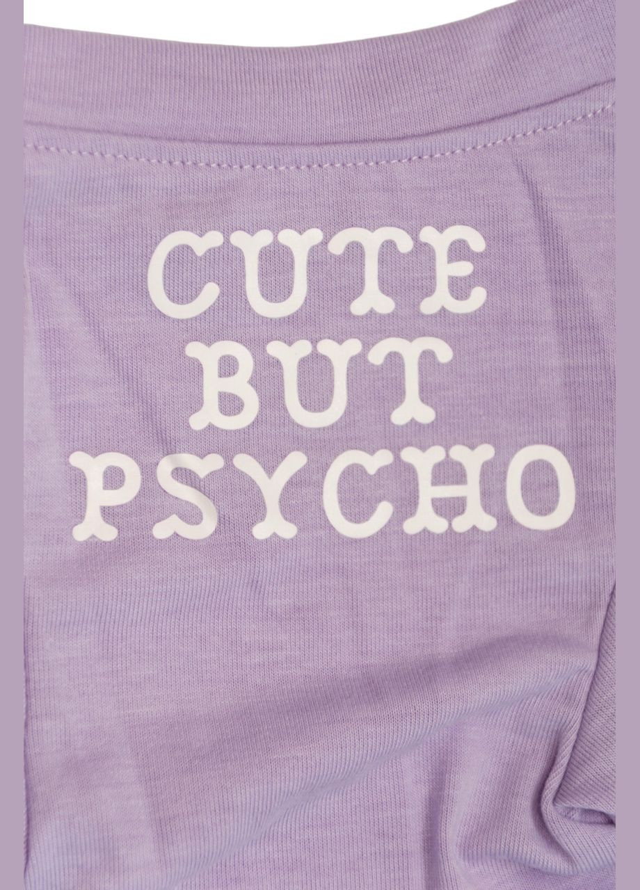 Футболка для котов и кошек Pet Style "Cut But" Фиолетовая XL No Brand - (323232064)