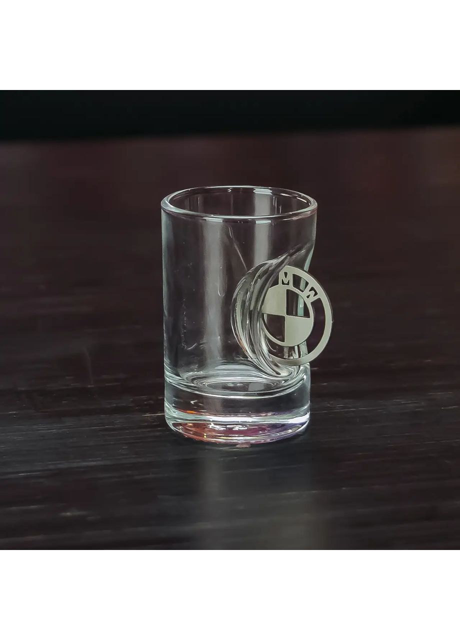 Рюмки на подставке 6 шт. в деревянной упаковке Подарок автомобилисту BMW Handmade 225-001-063 (366889335)
