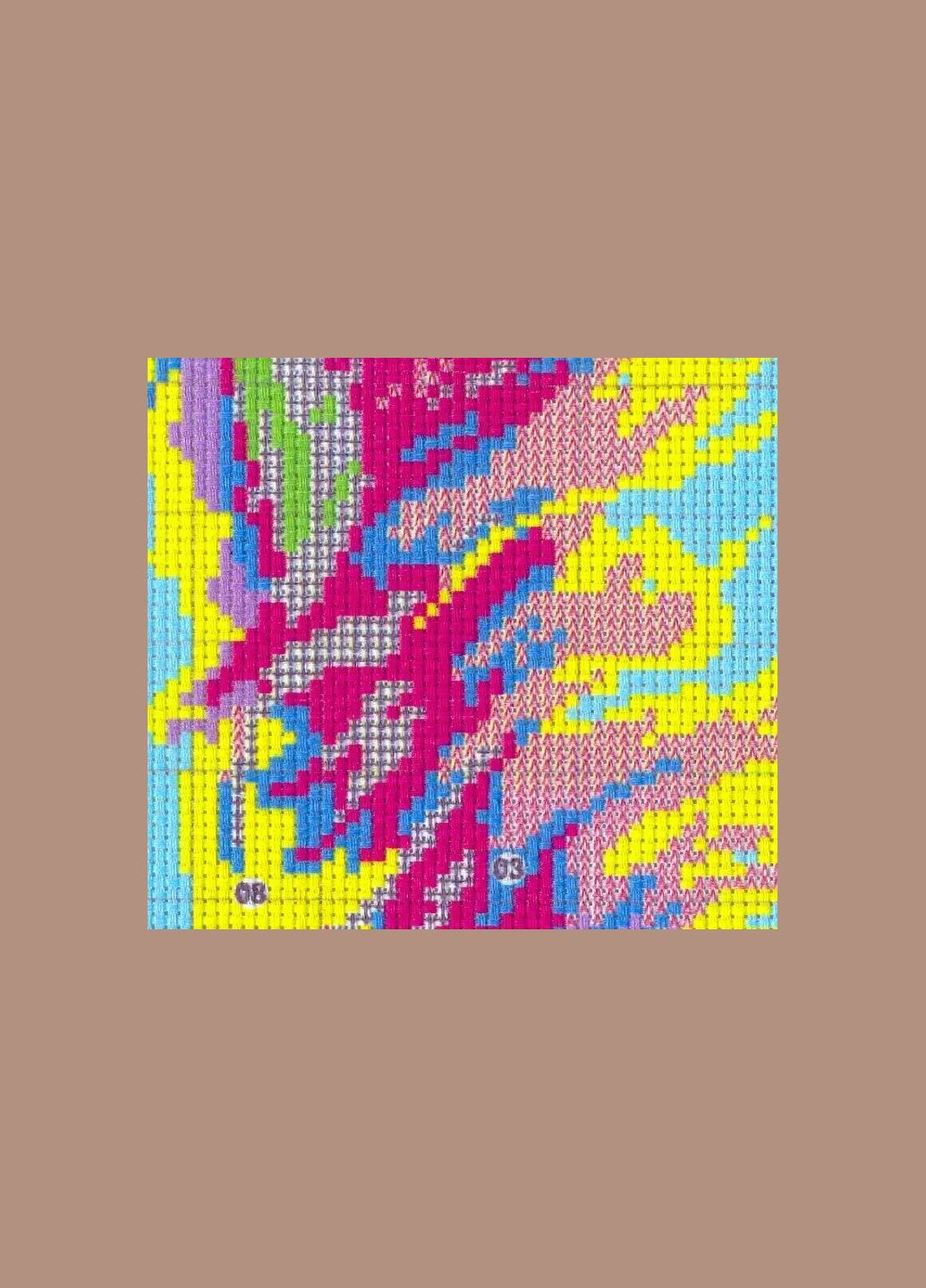 Набір для вишивання за нанесеною на канву схемою "Night cat". AIDA 14CT printed, 48*39 см Joy Sunday (313613418)