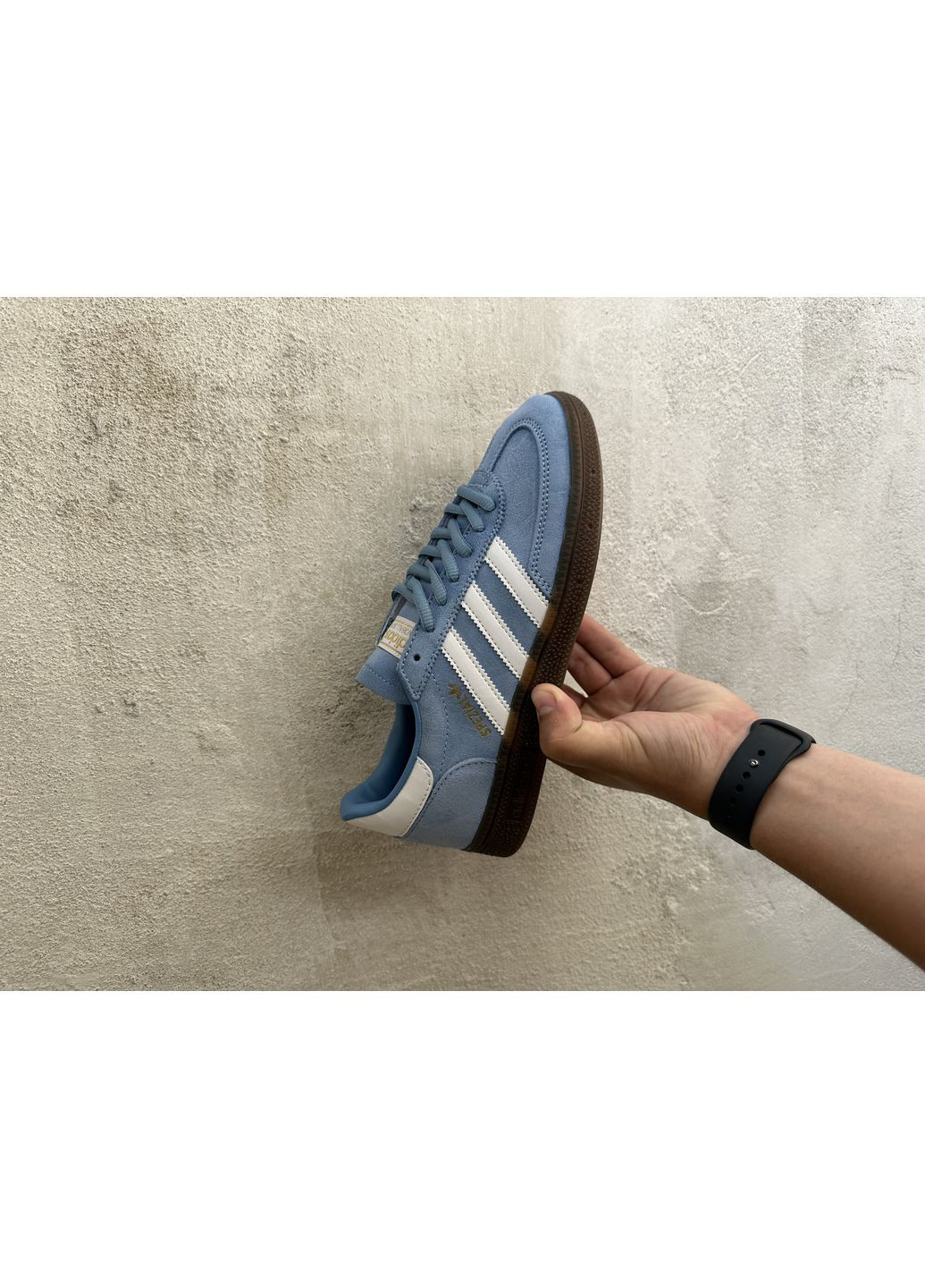 Белые демисезонные кроссовки мужские adidas spezial handball blue white адидас специал No Brand