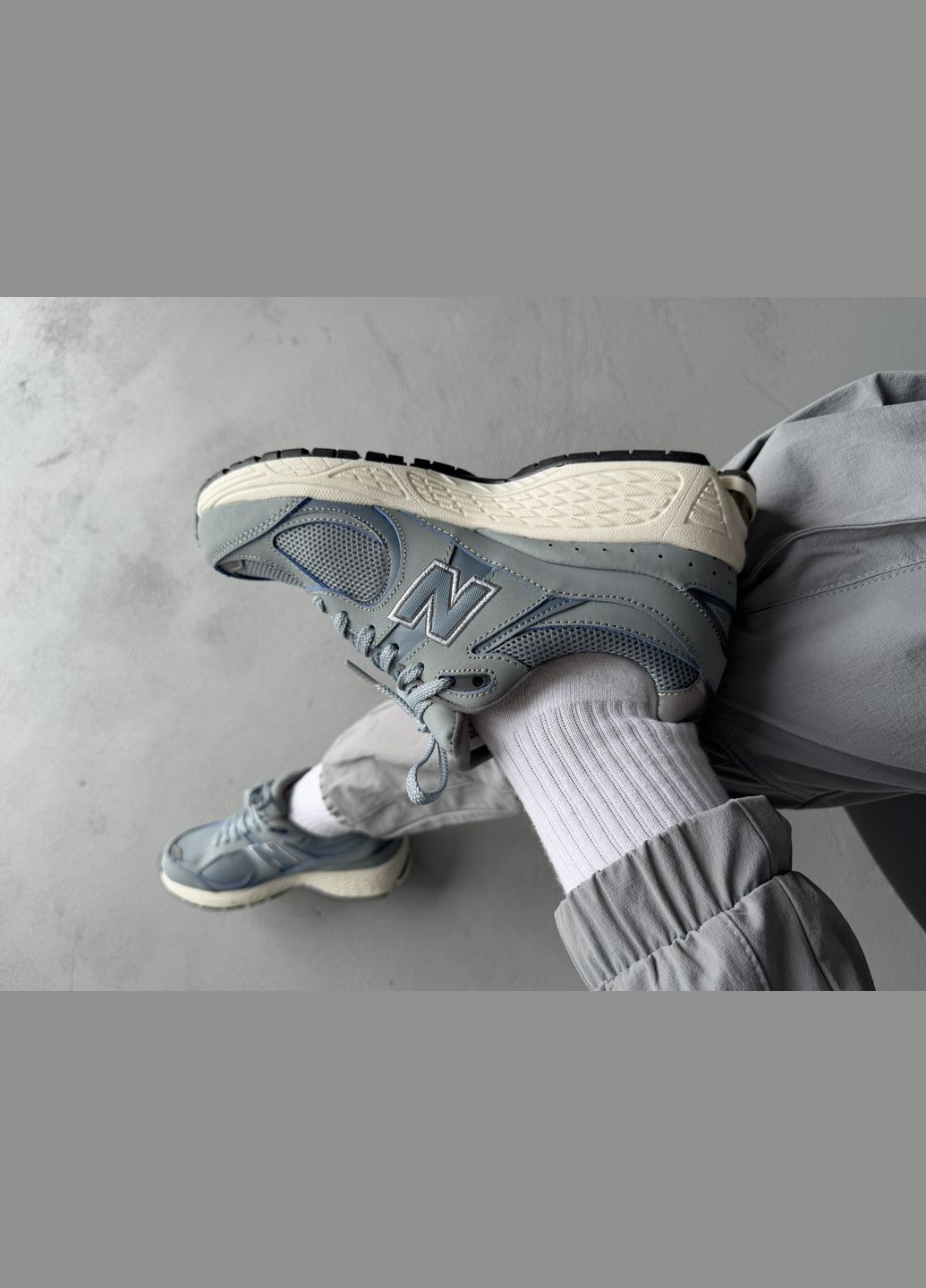 Блакитні Осінні кросівки чоловічі new balance 2002r blue | нью беланс 2002r сині No Brand