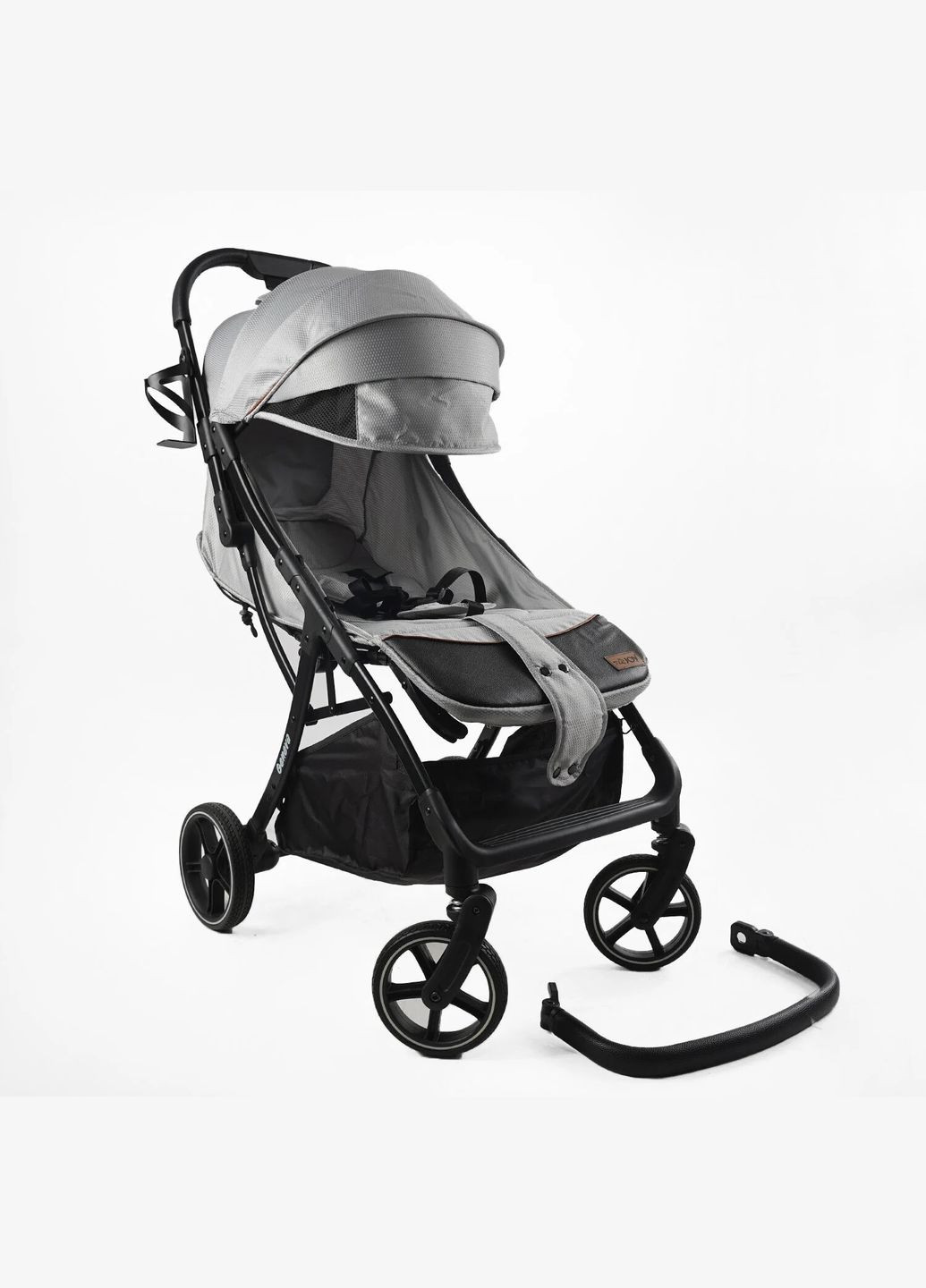 Прогулянковий візочок дитячий Geneva GN-493 алюмінієва рама телескопічна ручка. Grey (176355) Joy (340909421)