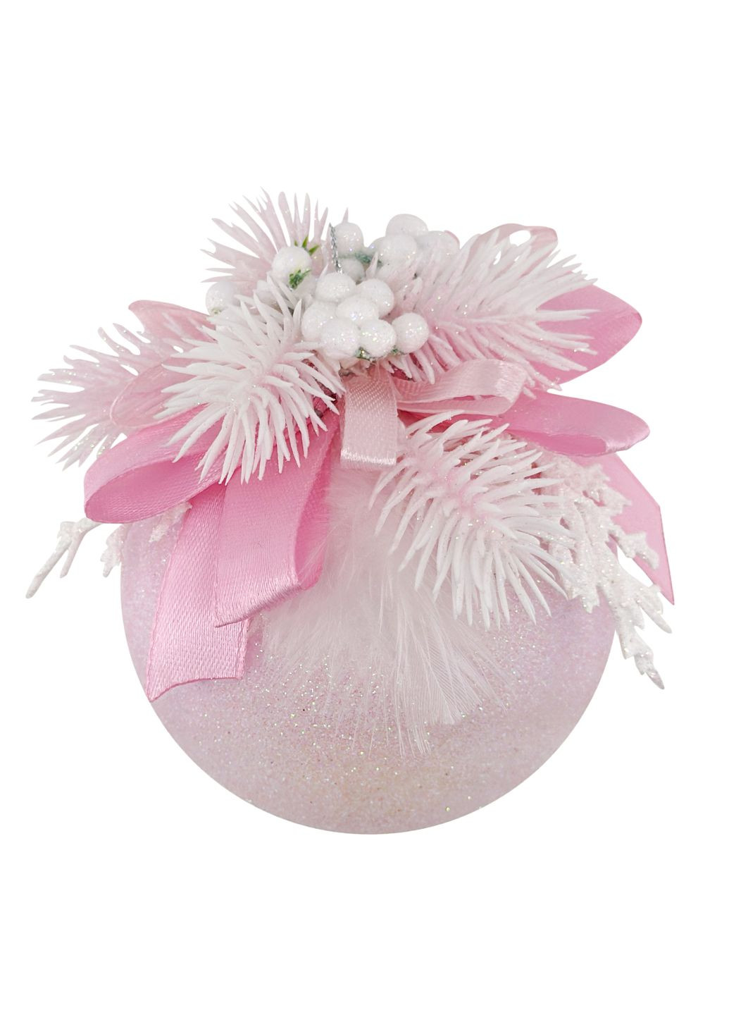 Прикраса новорічна Куля декорована ø8 см №20 MIS LT (365627231)