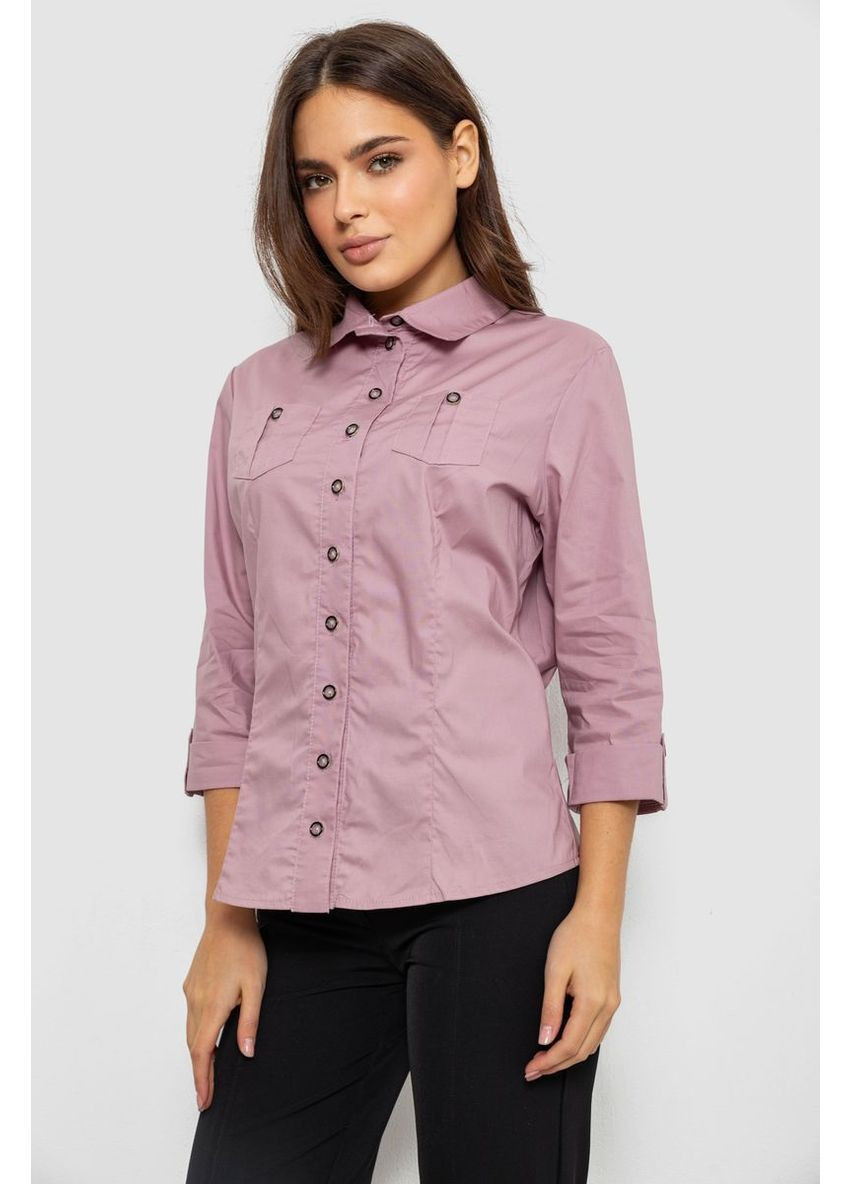 Сиреневая кэжуал рубашка Ager